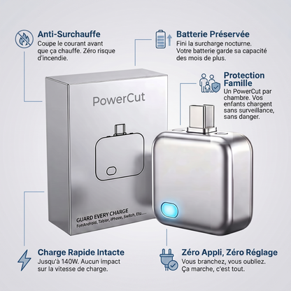 PowerCut™ — Coupe-Charge Automatique Anti-Surchauffe