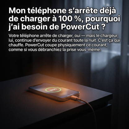 PowerCut™ — Coupe-Charge Automatique Anti-Surchauffe